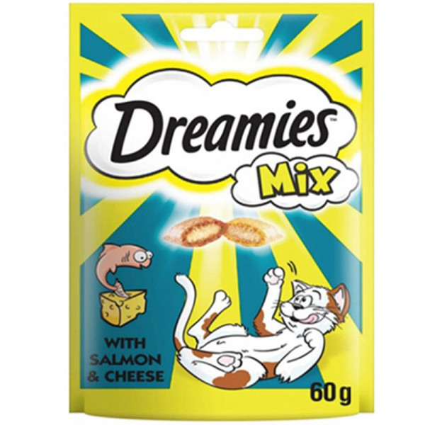 Dreamies 60 Gr Somonlu ve Peynirli | Kedi Bisküvi Ödül Maması