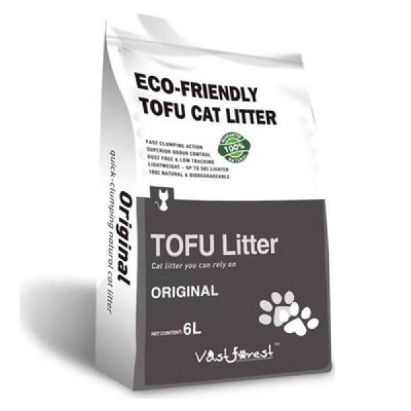 Dubex 6 Lt Tofu Orjinal Kokusuz Topaklanan Organik Kumu | Organik Kedi Kumu