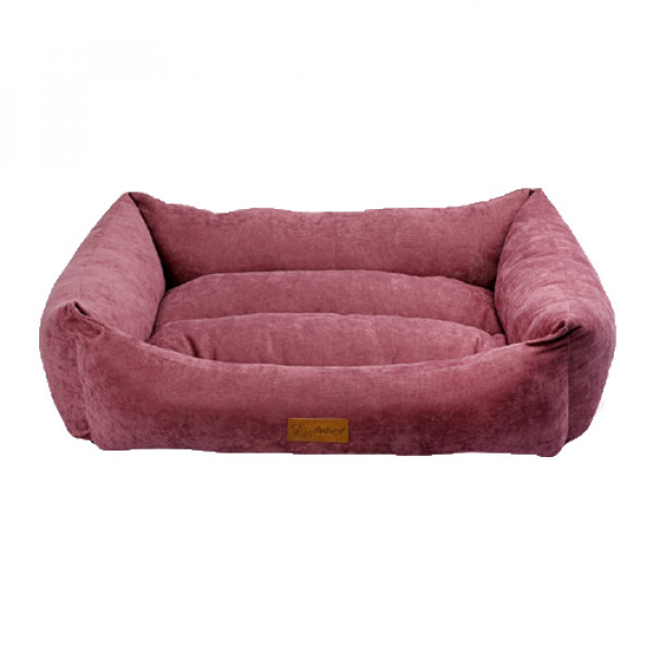 Dubex L 78x60x22 Cm Cookıe Vr03 Gül Kurusu | Kumaş Köpek Yatağı