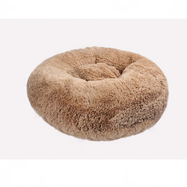 L Brownie Yuvarlak Yatak Camel 70x22 Cm | Simit Kedi Yatağı L Brownie Yuvarlak Yatak Camel 70x22 Cm | Simit Kedi Yatağı