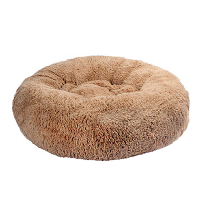 Dubex L Brownie Yuvarlak Yatak Camel 70x22 Cm | Simit Kedi Yatağı