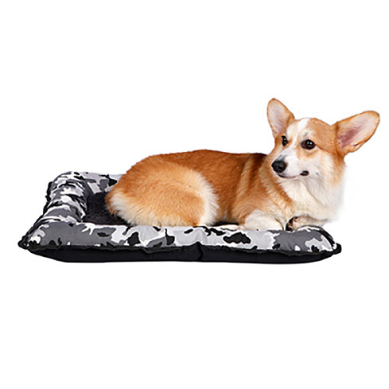 Dubex L Kamuflaj Yer Minderi 82x65x8 Cm Gri Siyah Kamuflaj | İç Mekan Köpek Yatağı