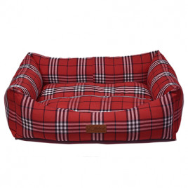 M Danish Vr02-Kırmızı Kareli | Kumaş Köpek Yatağı M Danish Vr02-Kırmızı Kareli | Kumaş Köpek Yatağı