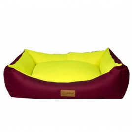 M Dondurma Dikdörtgen Yatak Bordo Sarı 62x44x22h Cm | İç Mekan Köpek Yatağı M Dondurma Dikdörtgen Yatak Bordo Sarı 62x44x22h Cm | İç Mekan Köpek Yatağı