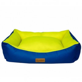M Dondurma Dikdörtgen Yatak P.Mavi Sarı 62x44x22h Cm | Kumaş Köpek Yatağı M Dondurma Dikdörtgen Yatak P.Mavi Sarı 62x44x22h Cm | Kumaş Köpek Yatağı