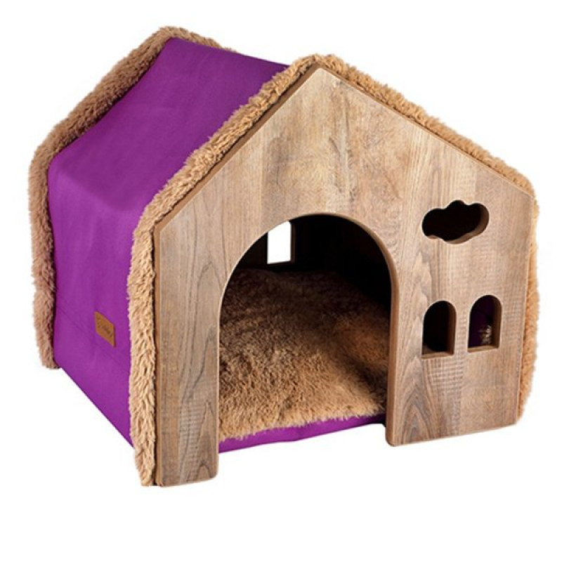 Dubex M Vr03 Ahşap Dizayn Ev 53x50x50h Cm Lila | Ahşap Köpek Kulubesi Dubex M Vr03 Ahşap Dizayn Ev 53x50x50h Cm Lila | Ahşap Köpek Kulubesi