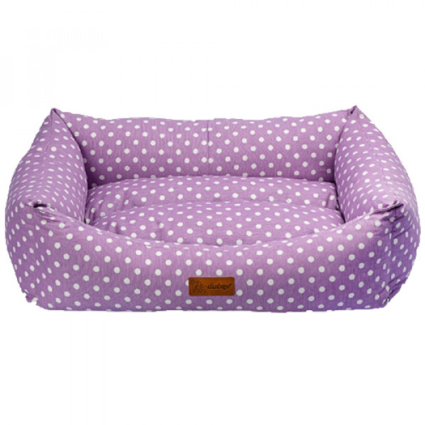 Dubex S 38X50X19 Cm Makaron Vr03 Lila Benekli | Kumaş Köpek Yatağı