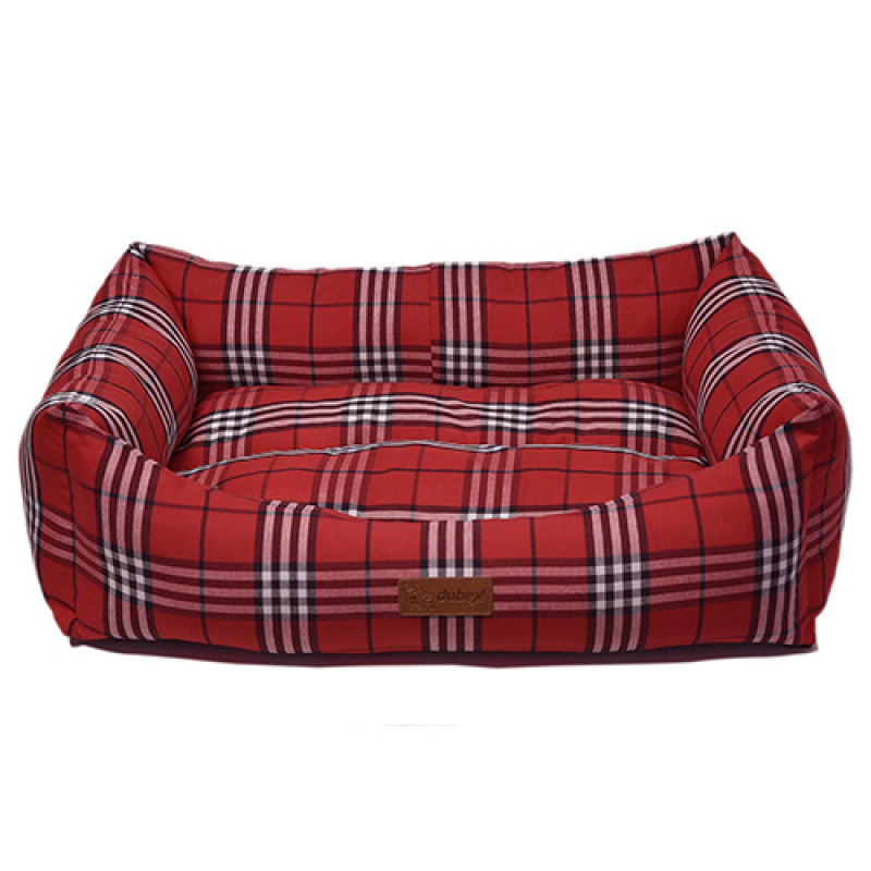 Dubex S Danish Vr02-Kırmızı Kareli | Kumaş Köpek Yatağı Dubex S Danish Vr02-Kırmızı Kareli | Kumaş Köpek Yatağı
