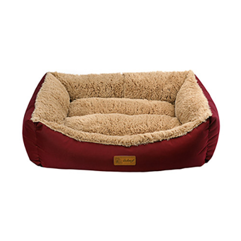 Dubex S Jellybean İç Mekan Yatak 50x38x19 Cm Bordo-Camel | Kumaş Köpek Yatağı Dubex S Jellybean İç Mekan Yatak 50x38x19 Cm Bordo-Camel | Kumaş Köpek Yatağı