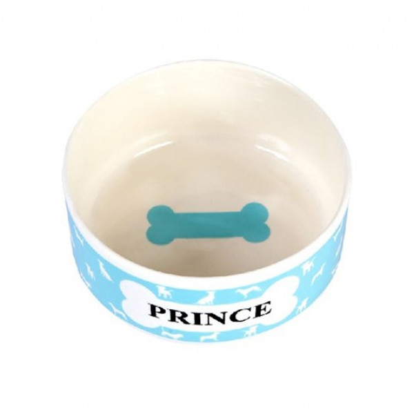 Dubex Vr02 Serami̇k Küçük Mama Kabi  Princess Mavi̇ | Seramik Mama Ve Su Kabı