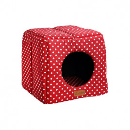 Vr03 3D Kulübe Kırmızı Benekli