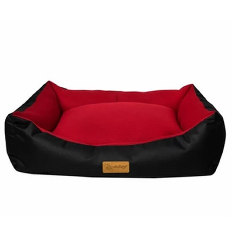 Dubex XL Dondurma Dikdörtgen Yatak Siyah Kırmızı 95x70x22h Cm | İç Mekan Köpek Yatağı Dubex XL Dondurma Dikdörtgen Yatak Siyah Kırmızı 95x70x22h Cm | İç Mekan Köpek Yatağı