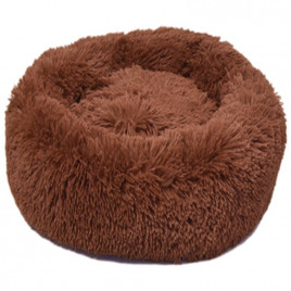 XL Ponchik Peluş Yuvarlak Yatak Vr04 Tarçın | Peluş Köpek Yatağı XL Ponchik Peluş Yuvarlak Yatak Vr04 Tarçın | Peluş Köpek Yatağı