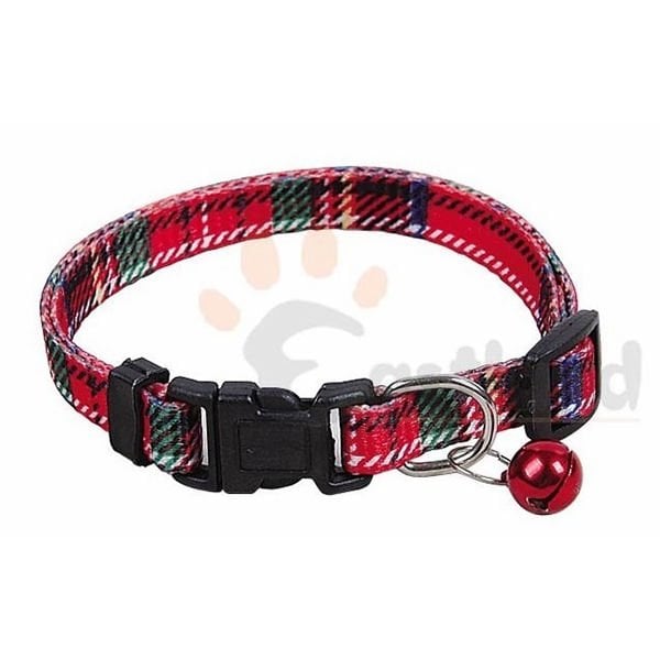 Eastland 25-35 Cm 10 Mm Çıngıraklı Ekose Desenli | Kedi Boyun Tasması