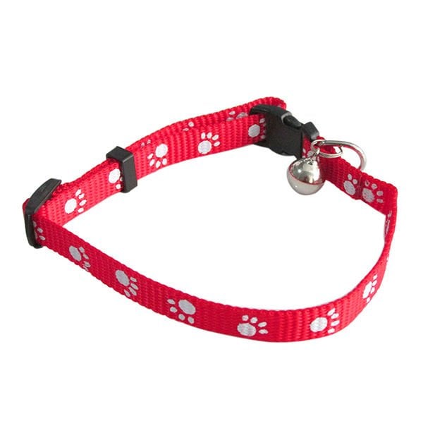 Eastland 25-35 Cm 10 Mm Çıngıraklı Pati Desenli | Kedi Boyun Tasması