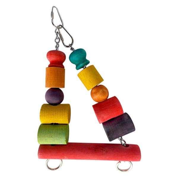 Eastland 25 Cm Ahşap Aksesuarlı Papağan Salıncağı | Kuş Salıncağı