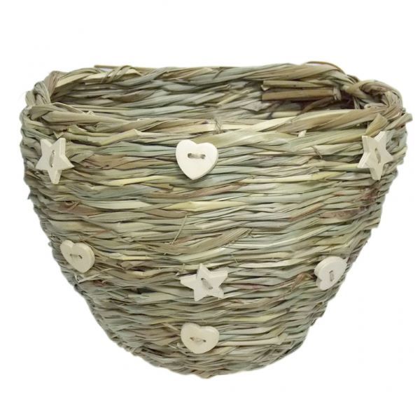 Eastland 25 Cm Doğal Hasır Guinea Pig ve Tavşan Yuva | Tavşan Diğer Aksesuarı