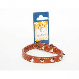 31 Cm Metal Aksesuarlı Deri | Kedi Boyun Tasması 31 Cm Metal Aksesuarlı Deri | Kedi Boyun Tasması