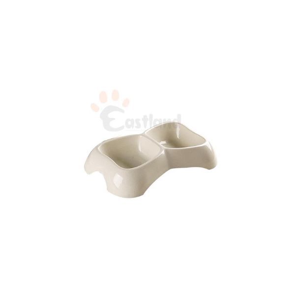 Eastland 35.5X22 Cm Plastik ikili Şekilli | Plastik Mama Ve Su Kabı