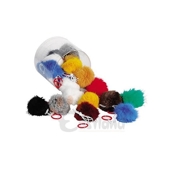 Eastland 4 Cm Kürklü Ponpon | Peluş Kedi Oyuncağı