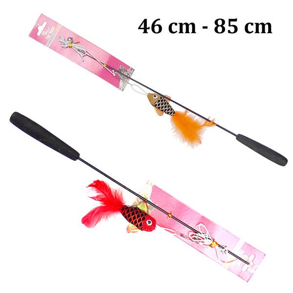 Eastland 46 - 85 Cm Uzayabilen Balıklı ve Tüylü Olta | Kedi Oltası