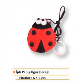 7 Cm Peluş İp Uğur Böceği | Peluş Kedi Oyuncağı 7 Cm Peluş İp Uğur Böceği | Peluş Kedi Oyuncağı