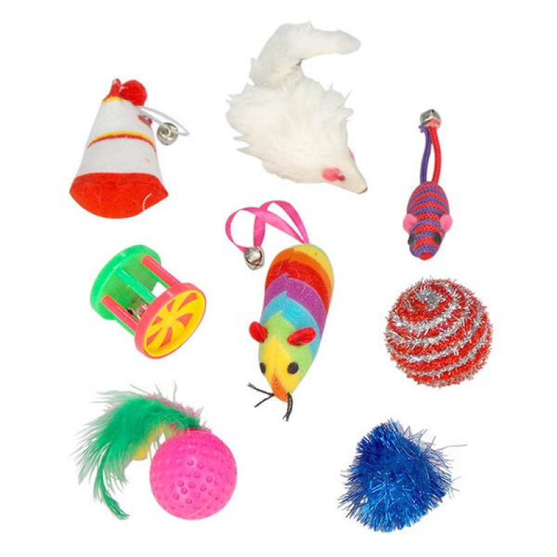 Eastland 8'li Set | Kedi Top Oyuncak Eastland 8'li Set | Kedi Top Oyuncak