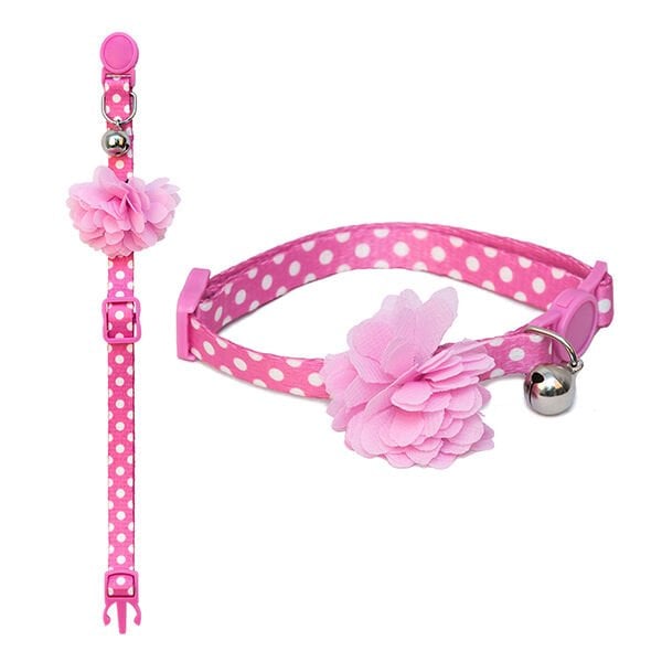 Eastland Çiçekli Pembe | Kedi Boyun Tasması