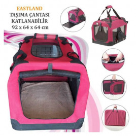 Katlanabilir Köpek Taşıma Çantası Pembe 92x64x64 Cm Katlanabilir Köpek Taşıma Çantası Pembe 92x64x64 Cm