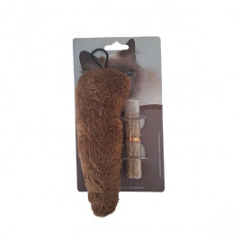 Kedi Otlu Peluş Kedi Oyuncağı Kahverengi 4x17 Cm | Kedi Otlu Oyuncak Kedi Otlu Peluş Kedi Oyuncağı Kahverengi 4x17 Cm | Kedi Otlu Oyuncak