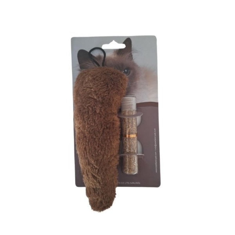 Eastland Kedi Otlu Peluş Kedi Oyuncağı Kahverengi 4x17 Cm | Kedi Otlu Oyuncak Eastland Kedi Otlu Peluş Kedi Oyuncağı Kahverengi 4x17 Cm | Kedi Otlu Oyuncak