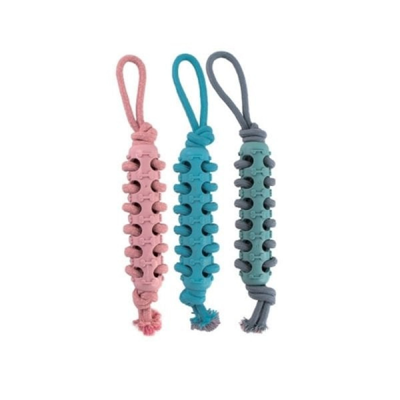 Eastland Kemik Desenli İpli Plastik Köpek Çiğneme Oyuncağı 46 Cm | Köpek Çiğneme Eastland Kemik Desenli İpli Plastik Köpek Çiğneme Oyuncağı 46 Cm | Köpek Çiğneme