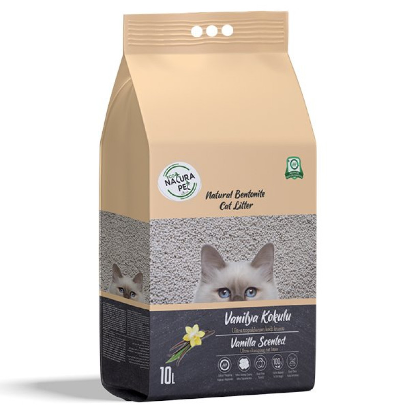 Eco Natura 10 Lt Vanilya Kokulu Kalın Taneli Doğal Kedi Kumu | Doğal Kedi Kumu Eco Natura 10 Lt Vanilya Kokulu Kalın Taneli Doğal Kedi Kumu | Doğal Kedi Kumu