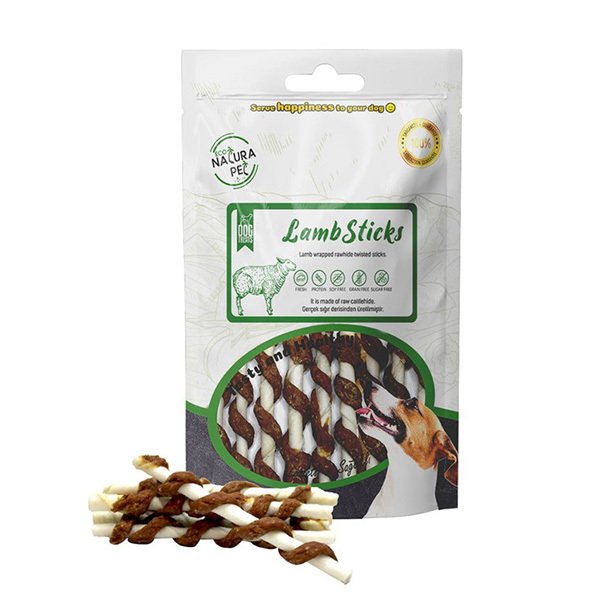 Eco Natura 100 Gr Kuzu Eti Sargılı Kemik | Köpek Kemik Ödül Maması