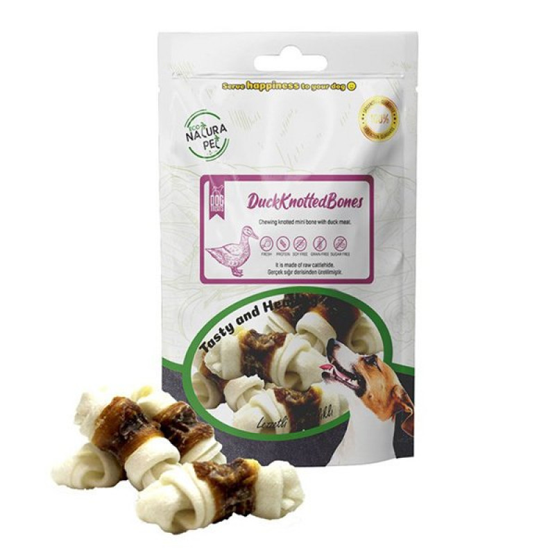 Eco Natura 100 Gr Ördek Eti Sargılı Düğüm Kemik | Köpek Kemik Ödül Maması Eco Natura 100 Gr Ördek Eti Sargılı Düğüm Kemik | Köpek Kemik Ödül Maması