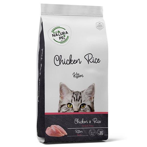 Eco Natura 15 Kg Kitten Tavuklu Yavru | Yavru Kedi Kuru Maması