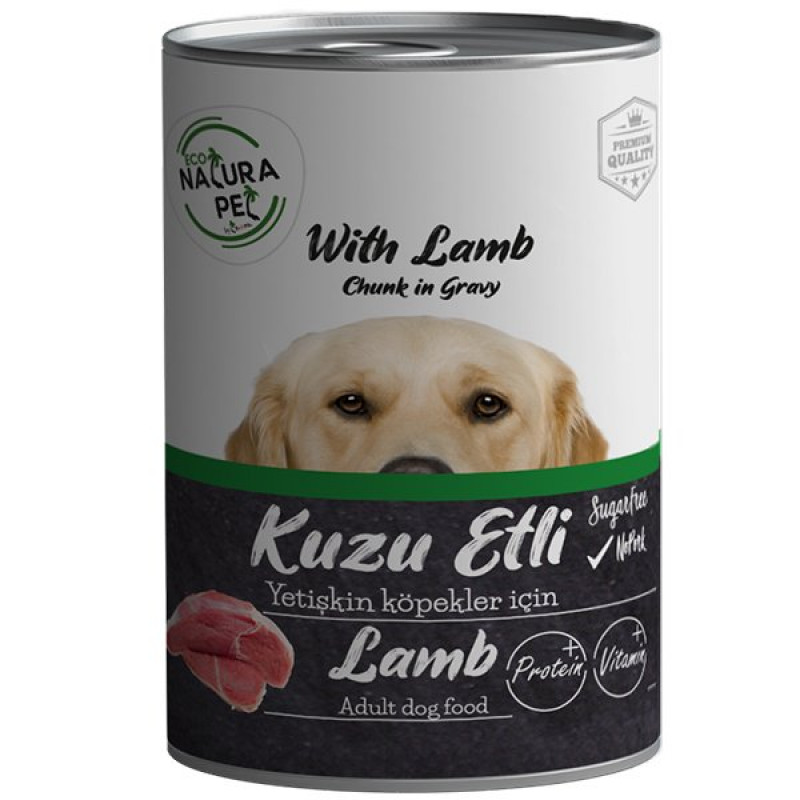 Eco Natura 400 Gr Adult Kuzu Etli | Yetişkin Köpek Konserve Maması Eco Natura 400 Gr Adult Kuzu Etli | Yetişkin Köpek Konserve Maması