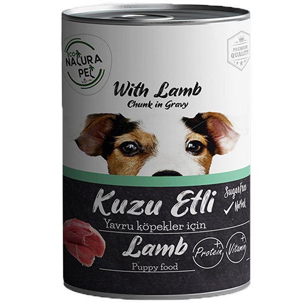 Eco Natura 400 Gr Puppy Kuzu Etli | Tavru Köpek Konservesi