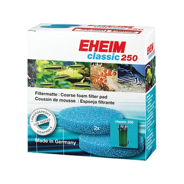 Eheim 2 Adet Classic 250 Yedek Mavi Kalın Sünger | Akvaryum Filtre Malzemesi