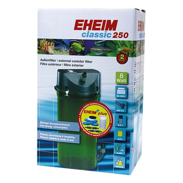 Eheim Classic 250 2213-05 Dış Filtre Paketi | Akvaryum Dış Filtre