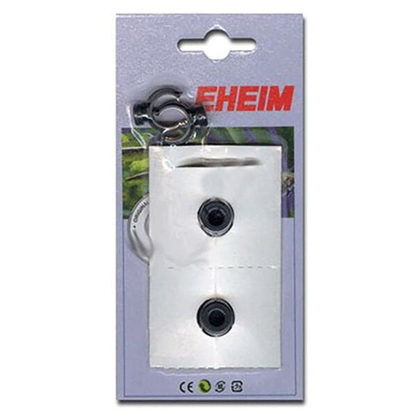 Eheim Dış Filtre Boruları için Klipsli İkili Boru Vantuzu 12/16 Mm | Akvaryum Filtre Malzemesi