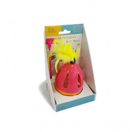 Tumbler Kedi Oyuncağı Turuncu/Pembe | Plastik Kedi Oyuncağı Tumbler Kedi Oyuncağı Turuncu/Pembe | Plastik Kedi Oyuncağı