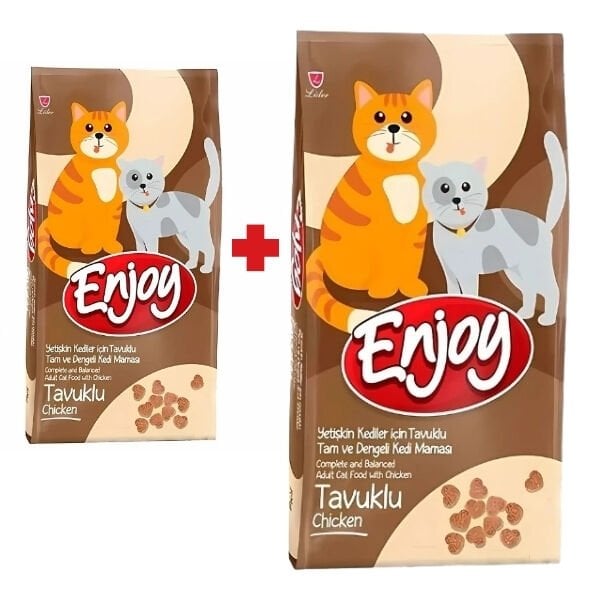 Enjoy 2x15 Kg Yetişkin Tavuklu | Yetişkin Kuru Kedi Maması