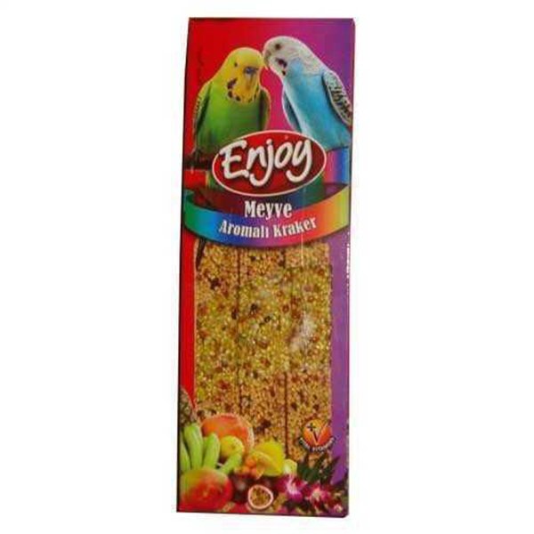 Enjoy 3 Lü Meyveli Kraker Kuş Yemi 100 Gr | Kuş Yemi