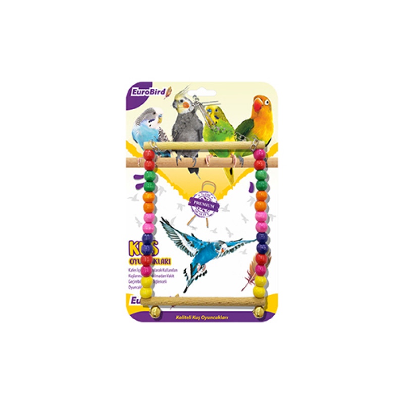 EuroBird Boncuklu Kare Salıncak