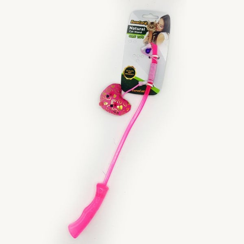 Euro Cat 40 Cm Plastik Saplı Kalpli Olta | Kedi Oltası Euro Cat 40 Cm Plastik Saplı Kalpli Olta | Kedi Oltası