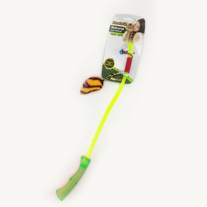 Euro Cat 40 Cm Tüylü Kuyruklu Fare Kedi Oltası Plastik Saplı | Kedi Oltası Euro Cat 40 Cm Tüylü Kuyruklu Fare Kedi Oltası Plastik Saplı | Kedi Oltası