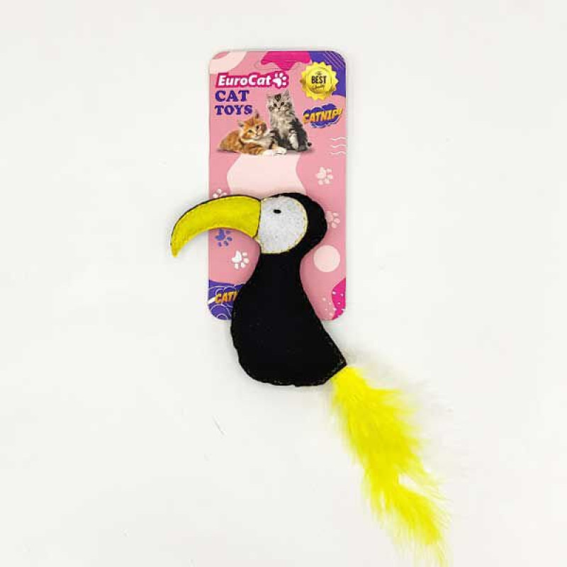 Euro Cat Toys Peluş Tukan Kedi Oyuncağı Beyaz Sarı Siyah | Peluş Kedi Oyuncağı Euro Cat Toys Peluş Tukan Kedi Oyuncağı Beyaz Sarı Siyah | Peluş Kedi Oyuncağı