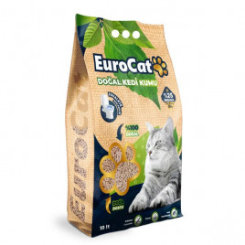Eurocat 10 Lt Hızlı Topaklaşan Doğal Kum | Doğal Kedi Kumu Eurocat 10 Lt Hızlı Topaklaşan Doğal Kum | Doğal Kedi Kumu