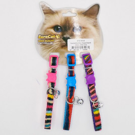 Eurocat 10mm/28 Cm Karışık Desenli Tasma (3 Adet) | Kedi Boyun Tasması Eurocat 10mm/28 Cm Karışık Desenli Tasma (3 Adet) | Kedi Boyun Tasması